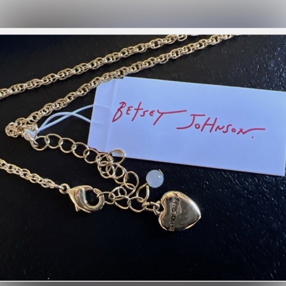 Betsey Johnson Faux Stone Cheerleader Bear Pendant Necklace - Picture 4 of 6